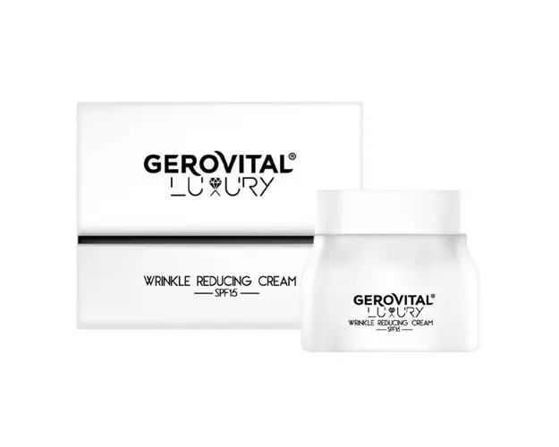 Crema pentru atenuarea ridurilor SPF15, Luxury, 50 ml, Gerovital