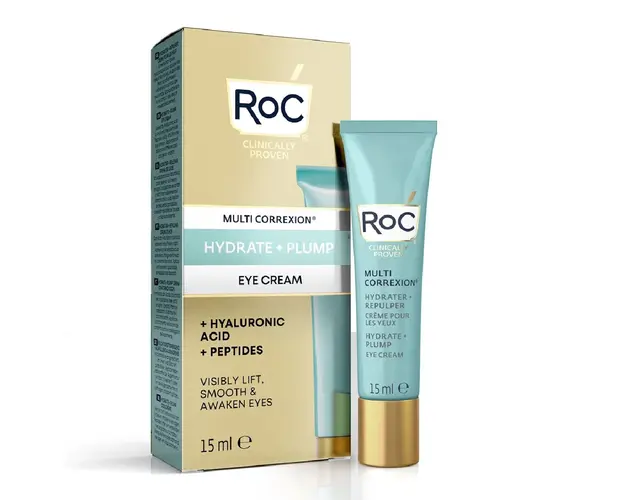 Crema pentru ochi Multi Correxion Hydrate + Plump, 15ml, RoC Skincare