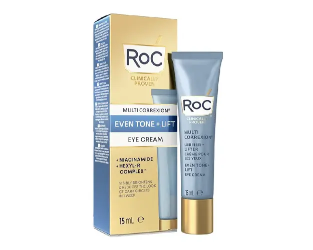 Crema pentru ochi Multi Correxion Even Tone + Lift, 15ml, RoC Skincare