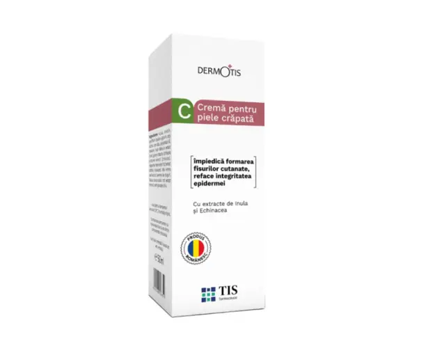 Crema pentru piele crapata DermoTis, 50 ml, Tis Farmaceutic
