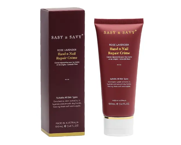 Crema reparatoare pentru maini si unghii, 100ml, Sasy n Savy
