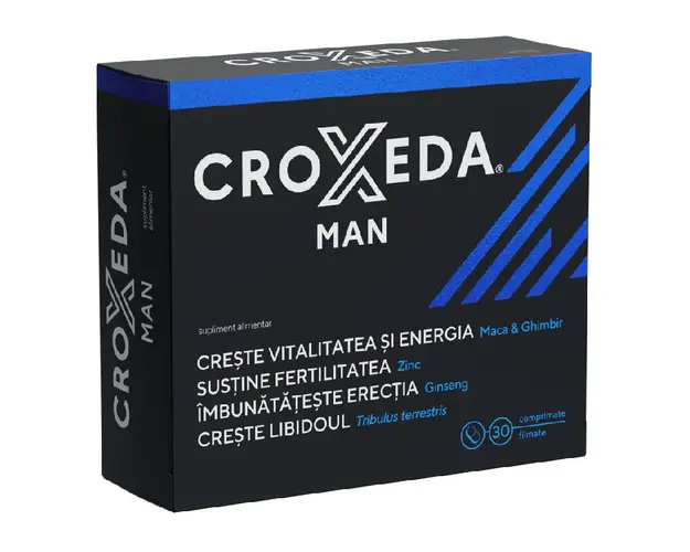 Croxeda Man, 30 comprimate, Fiterman Pharma