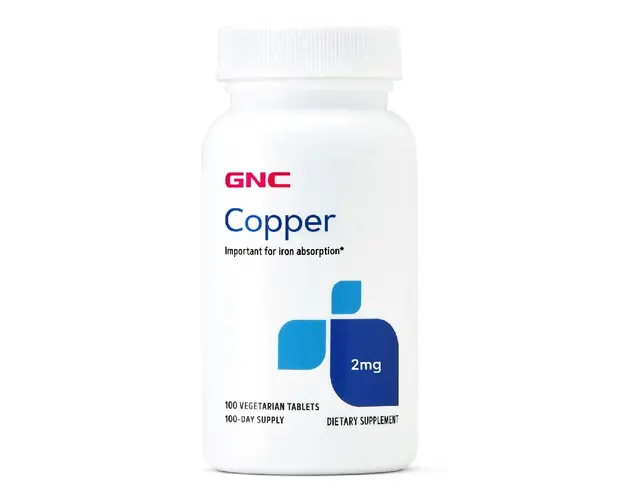 Copper 2 mg, Cupru, 100 tablete, GNC