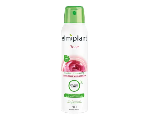 Deodorant antiperspirant spray Rose, 150ml, Elmiplant 