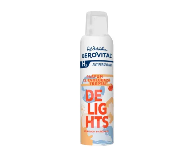 Antiperspirant Delights H3, 150 ml, Gerovital