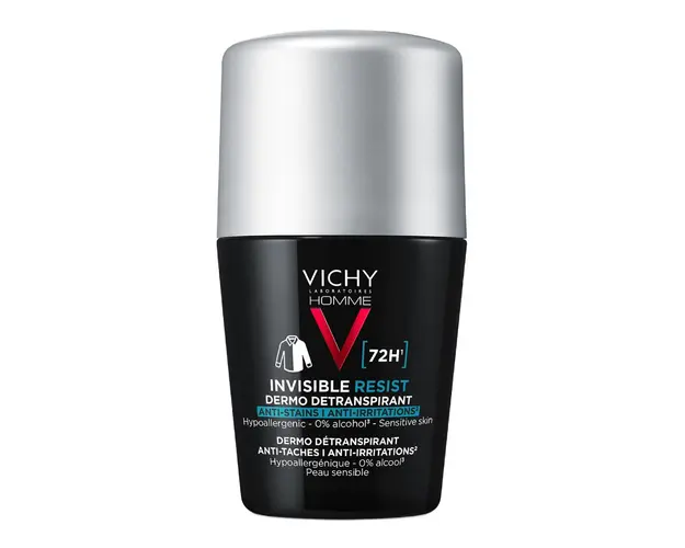 Deodorant roll-on Invisible Resist 72H Homme, 50 ml, Vichy