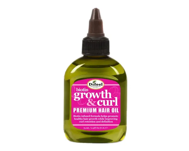 Ulei Premium pentru cresterea parului si definirea buclelor, 75ml, Difeel 