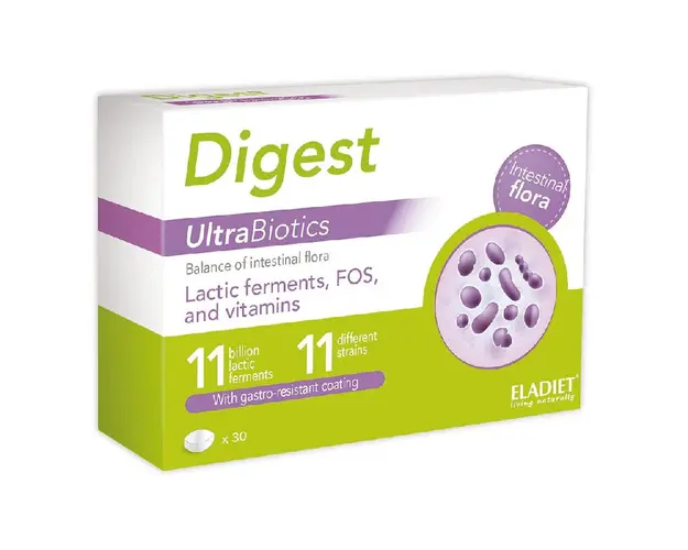 Digest Ultrabiotics, 30 capsule, Eladiet
