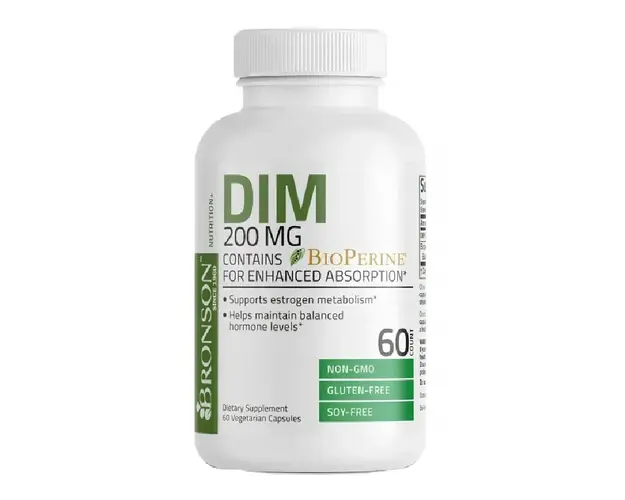 DIM cu Bioperina, 60 capsule, Bronson Laboratories