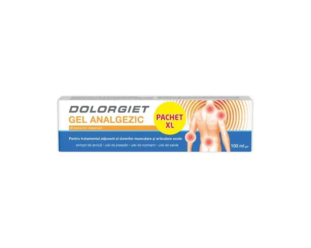 Gel analgezic Dolorgiet XL, 100 ml, Zdrovit