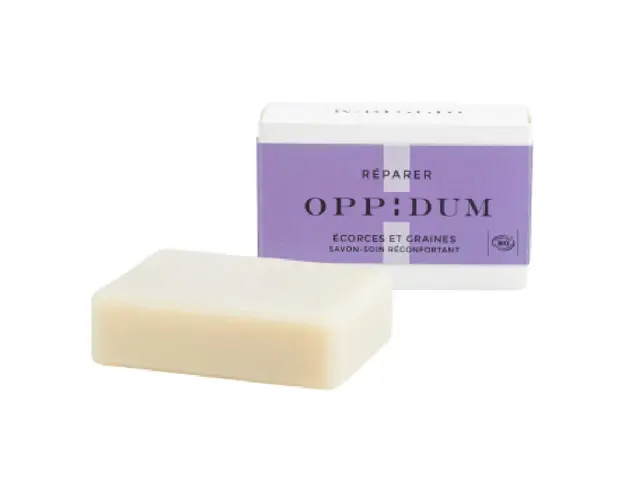 Sapun regenerator pentru ingrijirea pielii, Ecorces & Graines, 100g, Oppidum 