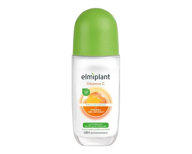 Deodorant antiperspirant roll on Vitamina C, 50ml, Elmiplant 