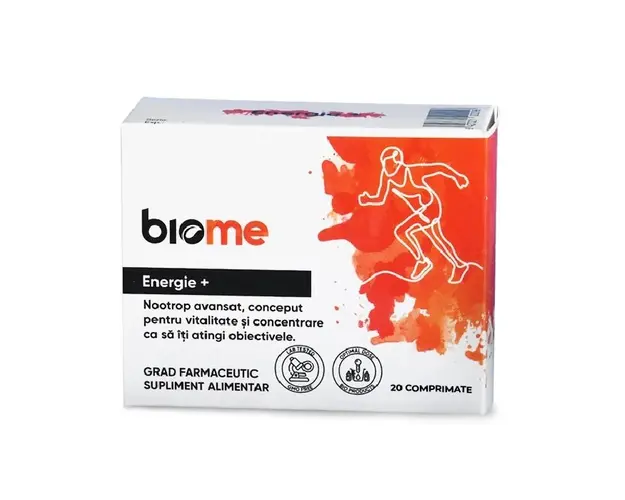 Energie+, 20 comprimate, Biome