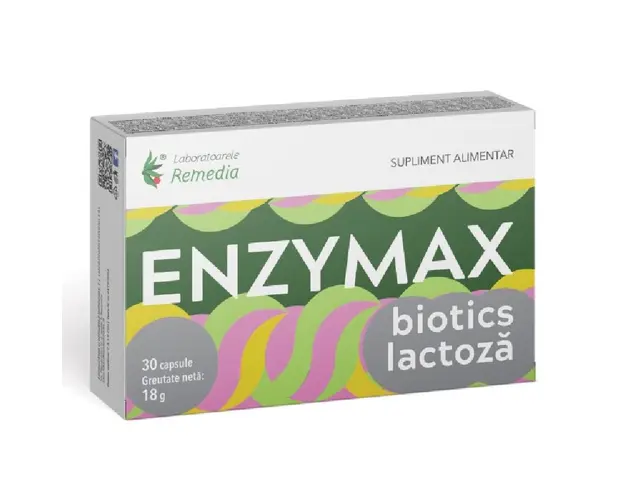 Enzymax Biotics Lactoza, 30 capsule, Remedia