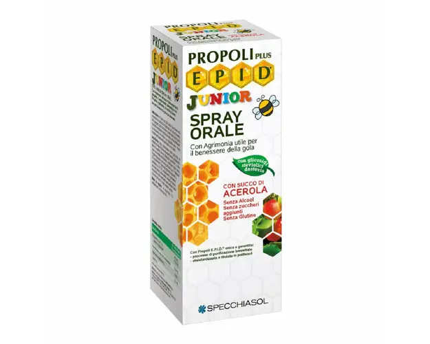 Epid Propolis Junior Spray cu suc de Acerola, 15 ml, Specchiasol