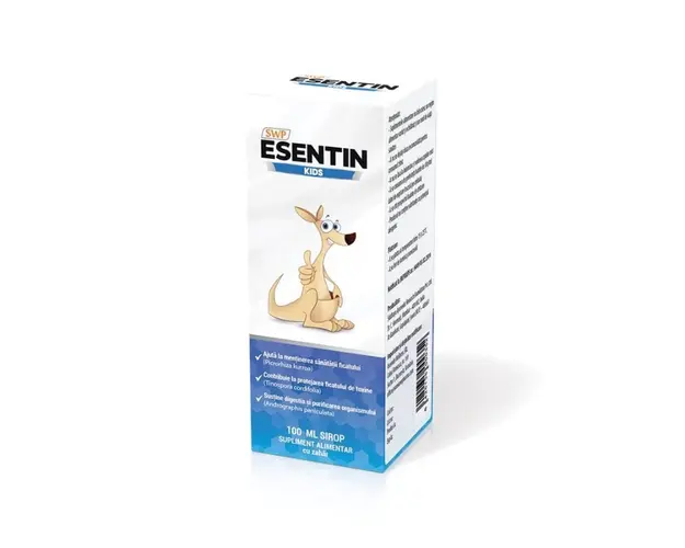 Sirop Esentin Kids, 100 ml, Sun Wave Pharma