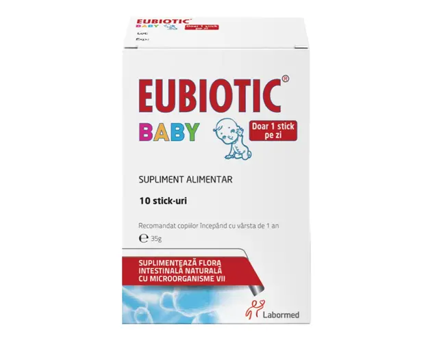 Eubiotic Baby, 10 stickuri, Labormed