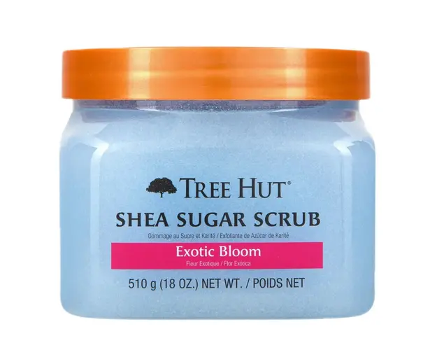 Scrub exfoliant pentru corp Exotic Bloom, 510g, Tree Hut