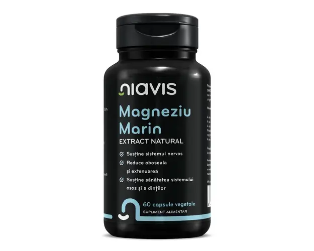 Extract natural de magneziu marin, 60 capsule, Niavis