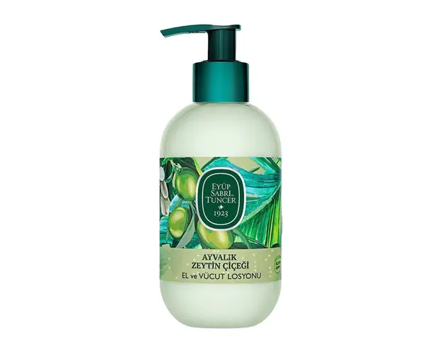 Lotiune de maini si corp cu ulei natural de masline Ayvalik Olive Blossom 280ml, Eyup