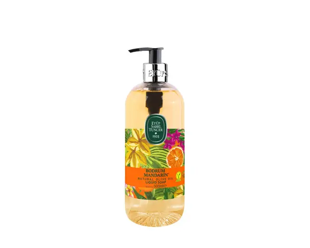 Sapun lichid cu ulei natural de masline Bodrum Mandarin 500 ml, Eyup