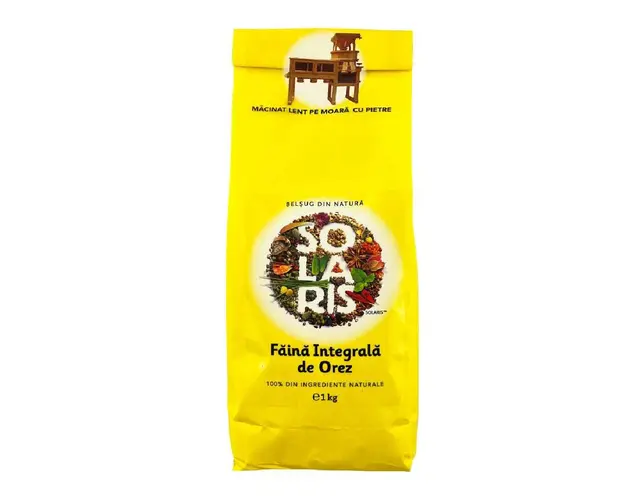 Faina integrala de orez, 1 kg, Solaris