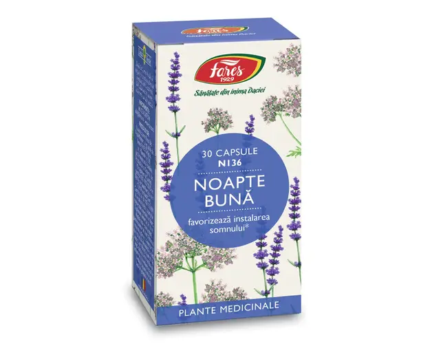 Noapte buna, 30 capsule, Fares