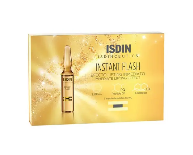 Fiole ser pentru lifting Isdinceutics Instant Flash, 5 fiole, Isdin