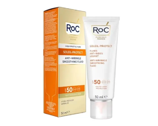 Fluid anti-rid cu SPF50 Soleil Protect, 50ml, RoC Skincare