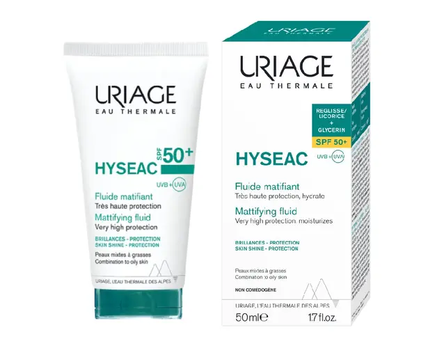 Fluid matifiant SPF50+ Hyseac, 50 ml, Uriage