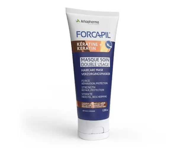 Masca fortifianta Keratine+ pentru ingrijirea parului, 200 ml, Forcapil