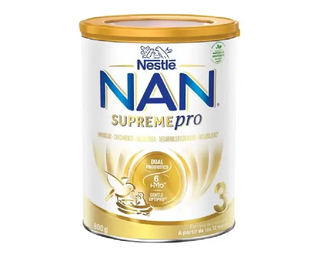 Formula de lapte praf Nan 3 Supreme Pro, + 12 luni, 800 g, Nestle