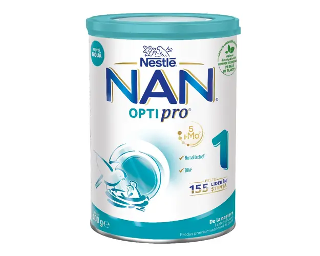 Nan 1 Optipro HMO, 0+ luni, 400 g, Nestle 