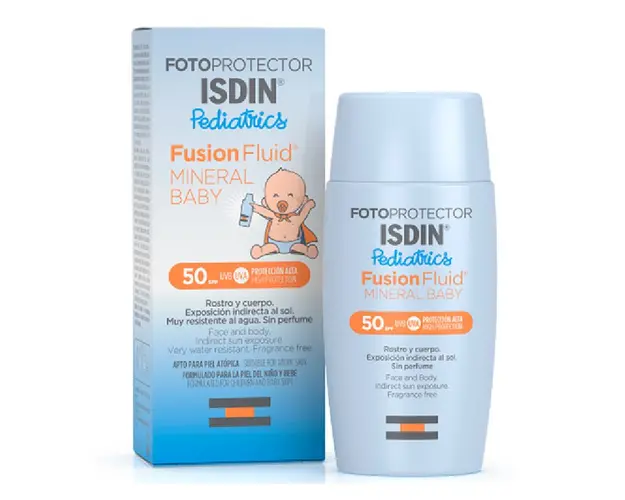 Fluid protectie solara copii SPF50, Fotoprotector Pediatrics Fusion, 50ml, Isdin