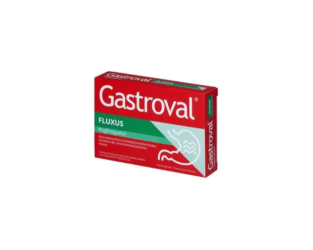 Gastroval Fluxus, 15 capsule, Valentis