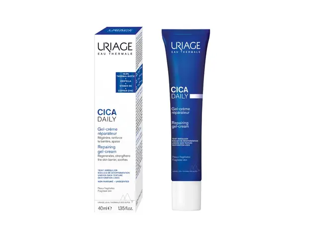 Gel-Crema reparator Cica Daily, 40 ml, Uriage