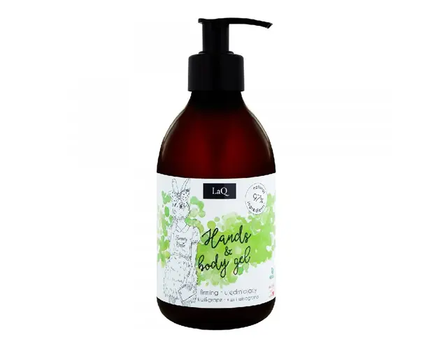 Gel de curatare pentru maini si corp, kiwi si struguri, 300 ml LaQ
