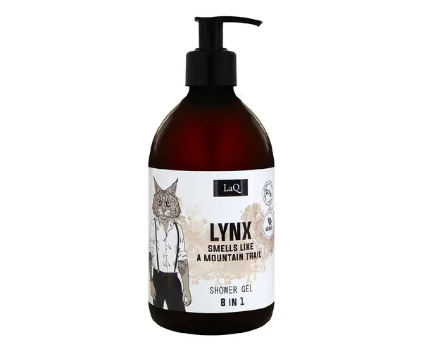 Gel de dus 8-in-1 pentru barbati LYNX, 500 ml, LaQ