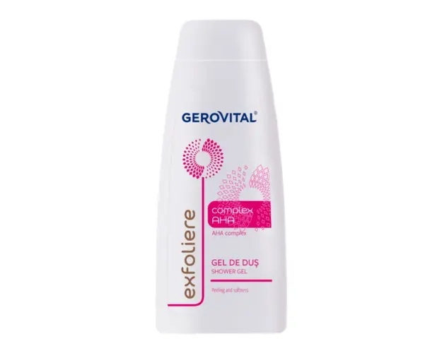 Gel de dus Complex AHA, 400 ml, Gerovital