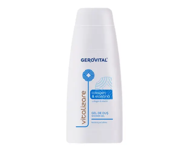 Gel de dus cu colagen si elastina, Vitalizare, 750 ml, Gerovital