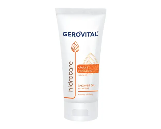Gel de dus cu uleiuri naturale, 100 ml, Gerovital