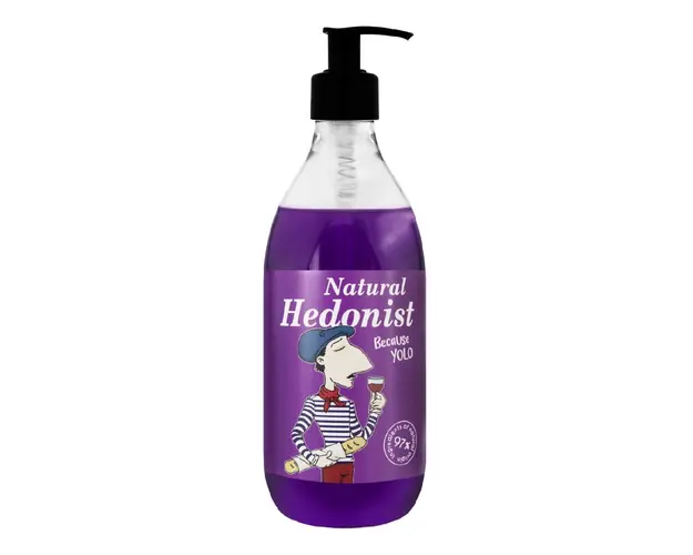 Gel de dus pentru barbati Purple - Natural Hedonist, 500ml, LaQ