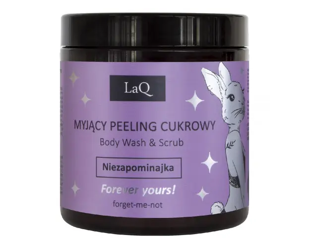 Gel de dus si peeling floare de nu-ma-uita, 220g, LaQ