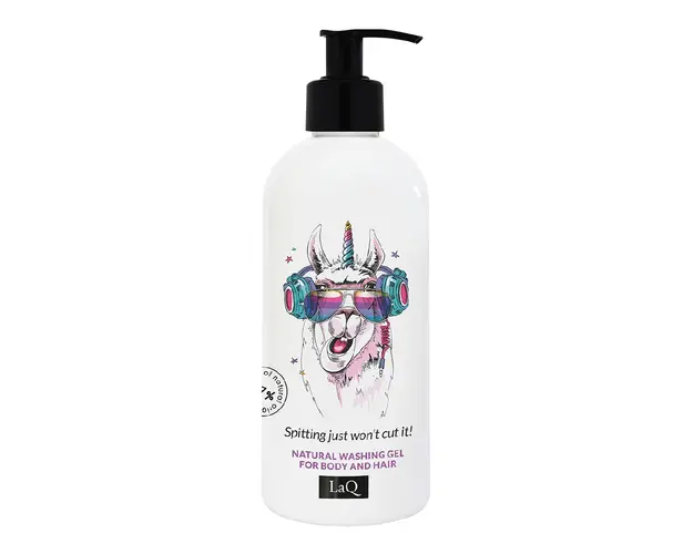 Gel de dus si sampon Llama, 300ml, LaQ