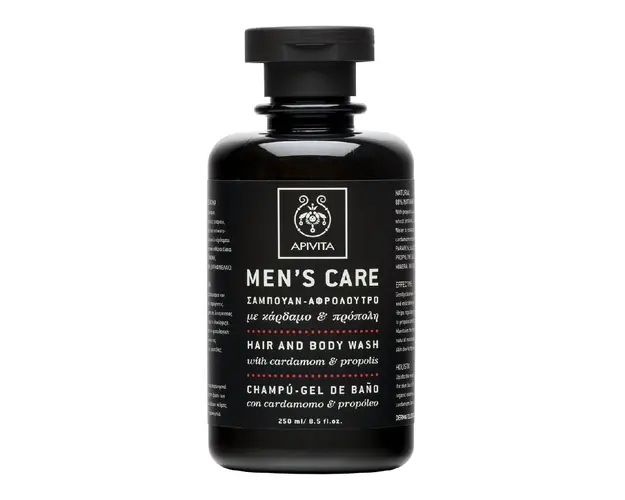 Gel de spalare corp si par Men, 250 ml, Apivita