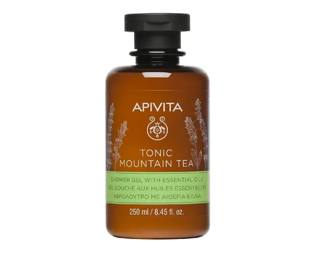 Gel dus cu ceai de munte, 250 ml, Apivita