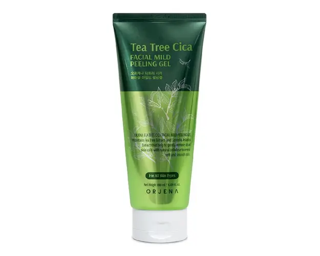 Gel exfoliant fata Tea Tree Cica Mild Facial Peeling, 180ml, Orjena