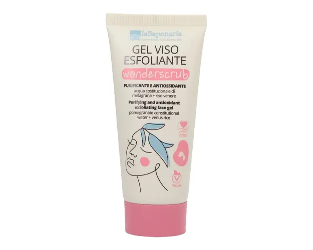 Gel exfoliant pentru fata, 100ml, La Saponaria