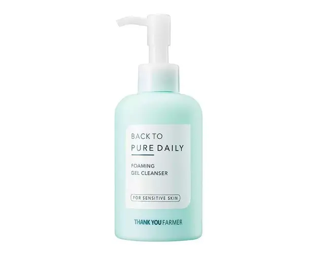 Gel spumant piele sensibila Back ton Pure Daily, 200ml, Thank You Farmer
