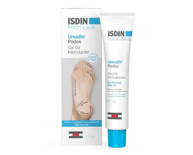 Gel-ulei hidratant pentru picioare Ureadin Podos, 75 ml, Isdin